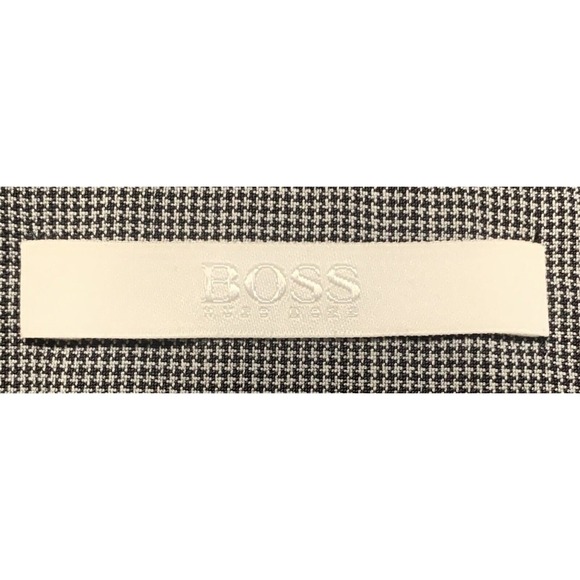 Hugo Boss Wool Blend Slacks Pants 8 Black Business Casual Workwear Career Job - Picture 7 of 11